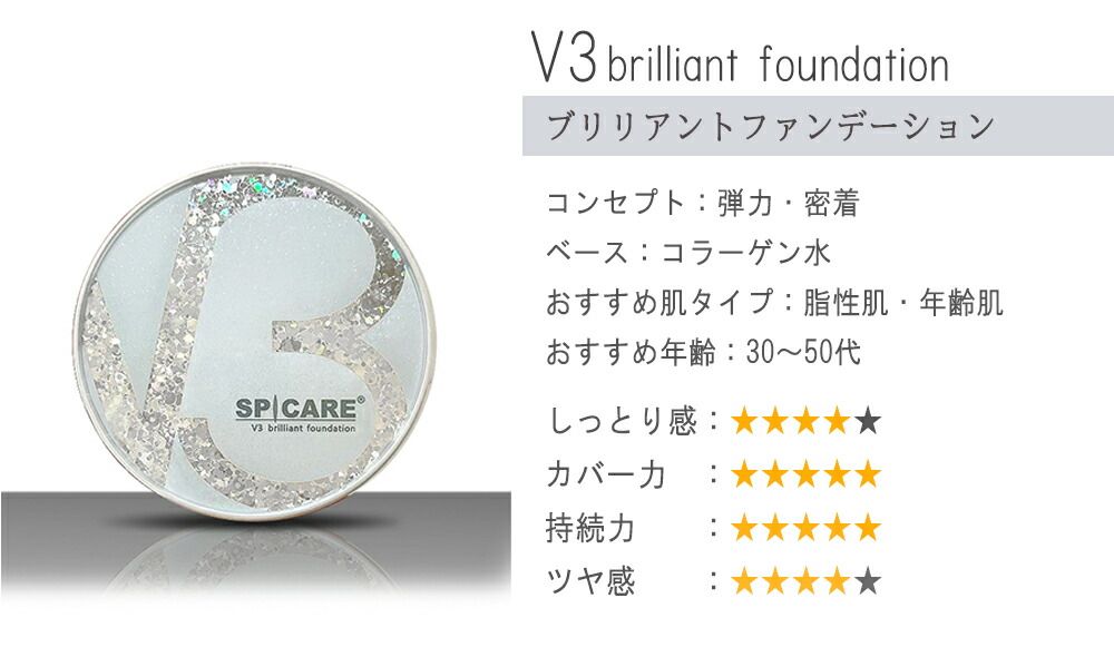 楽天市場】【LOT番号あり 正規品】V3ファンデーション 本体 リフィル