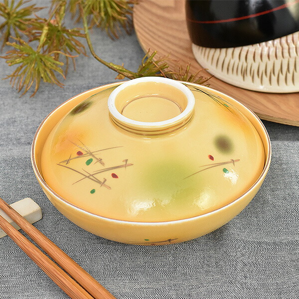 楽天市場】みちのく蓋向 約13.3cm 黄系 和食器 蓋向・円菓子碗 業務用