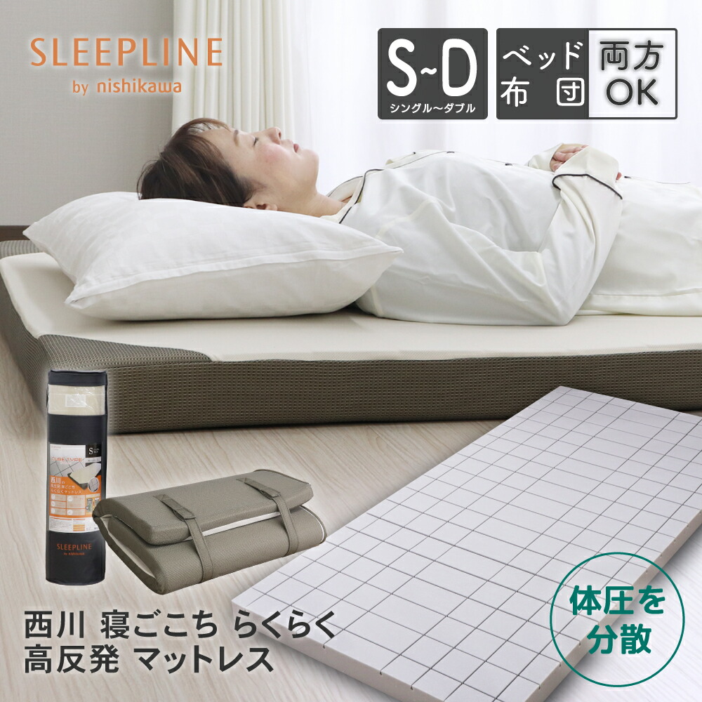 楽天市場】【楽天スーパーセール】西川 高反発マットレス シングル