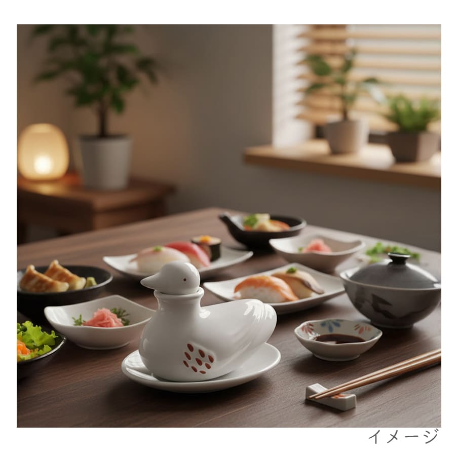 楽天市場】山鳩醤油入れ（日本製 京都 醤油さし ハト 鳥 キッチン雑貨