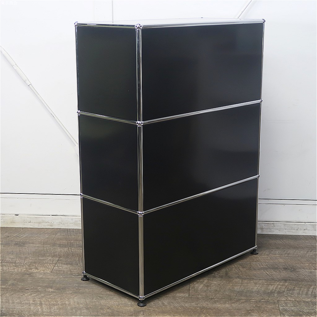 楽天市場】USMハラー マガジンラック 3段1列 ブラック : 東京商会楽天