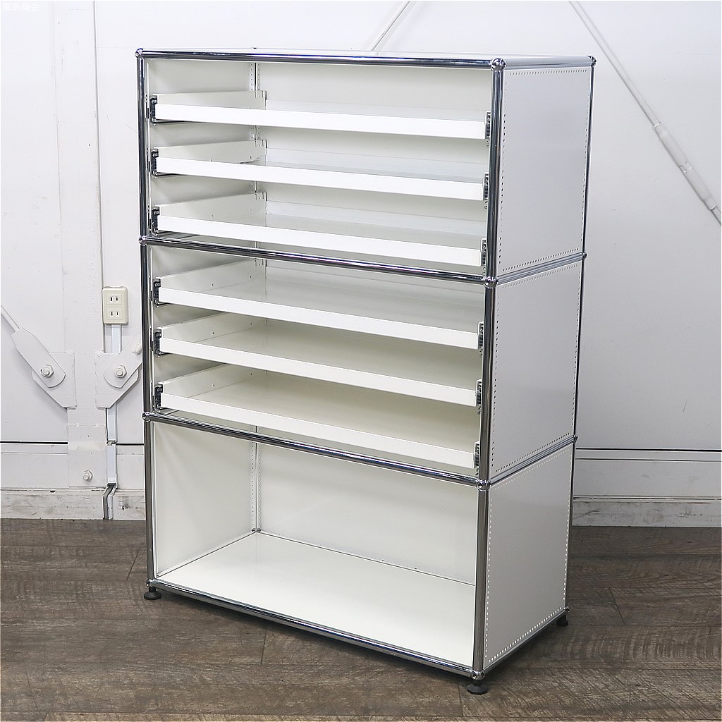 楽天市場】USMハラー 小物収納・マップケース 3段1列 ピュアホワイト