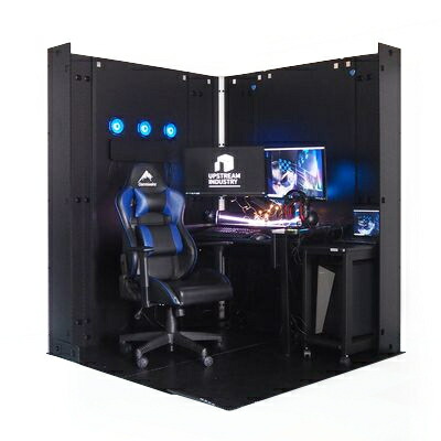 楽天市場】ゲーミングブース ONE-Z（ワンズ） ホワイト / ブラック