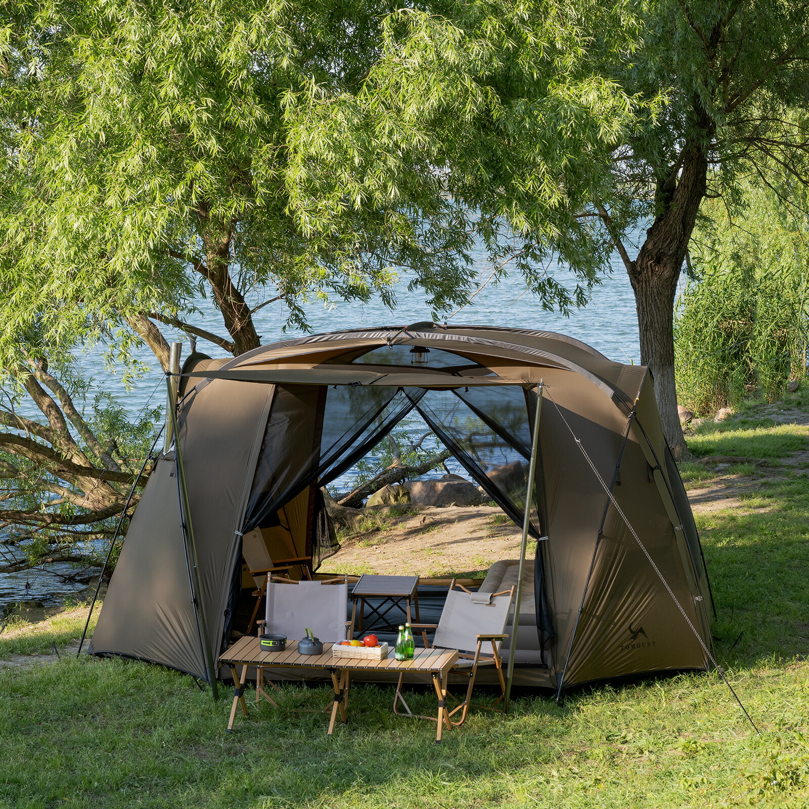 楽天市場】【TOMOUNT公式】TOMOUNT テント ナイロン製 ドームテント