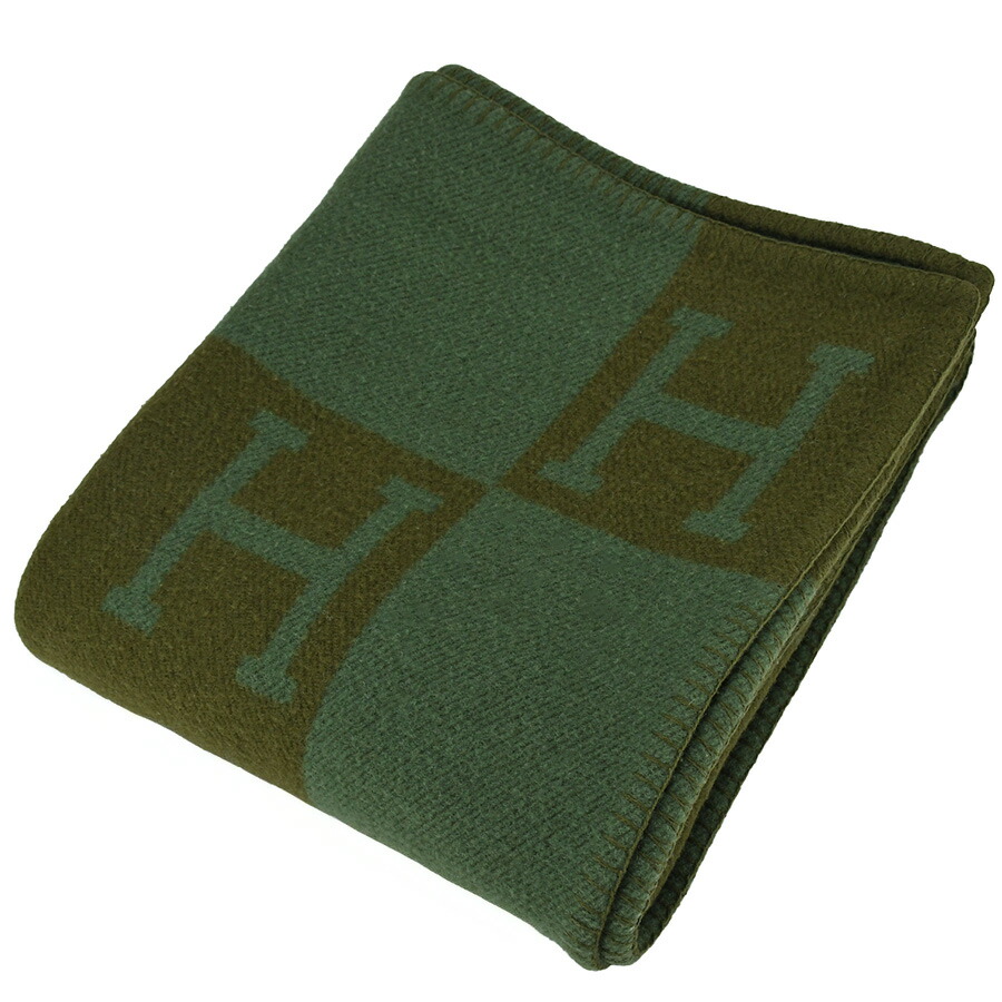 楽天市場】エルメス HERMES ブランケット 大判 Hロゴ ウール カシミヤ