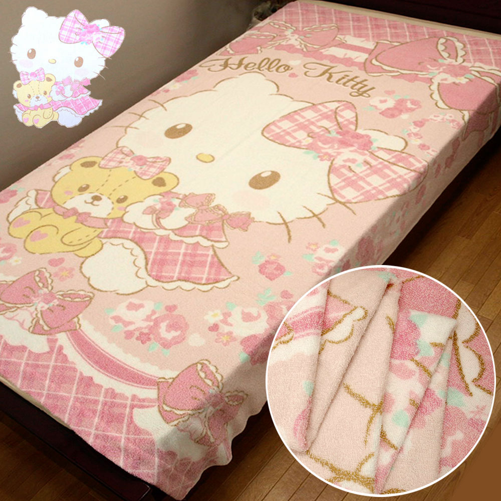 楽天市場】ハローキティ【タオルケット[72-0330]】サイズ：140×190cm