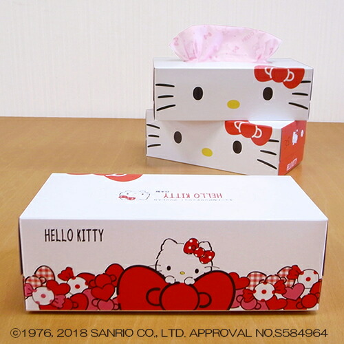 楽天市場】【ハローキティ キュートピンク10入：ボックスティッシュ