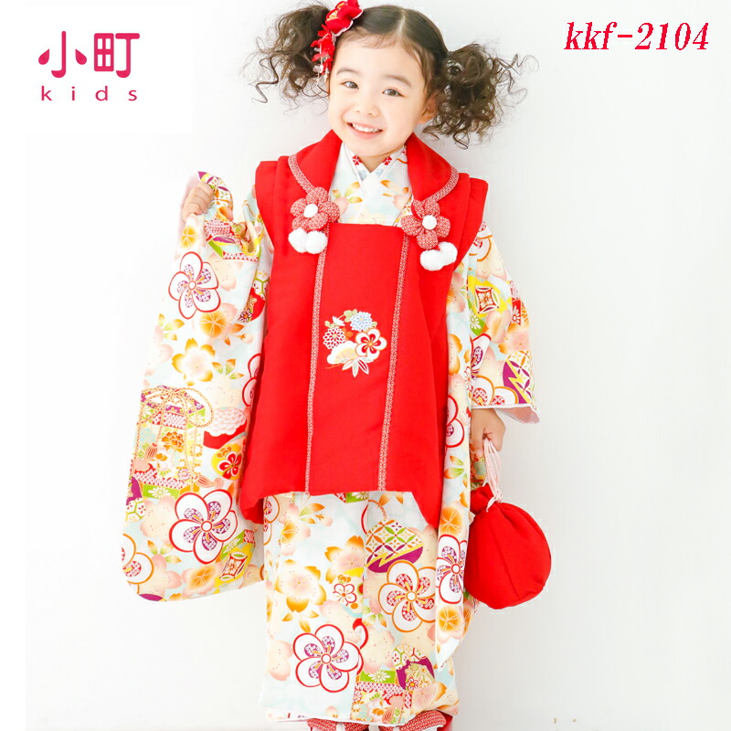 楽天市場】七五三 三歳 着物 販売 七五三着物セット 3歳 被布セット