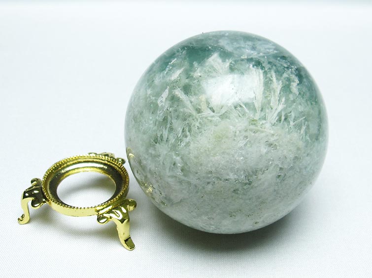 楽天市場】エンジェルフェザー フローライト 丸玉 69mm 台座付属