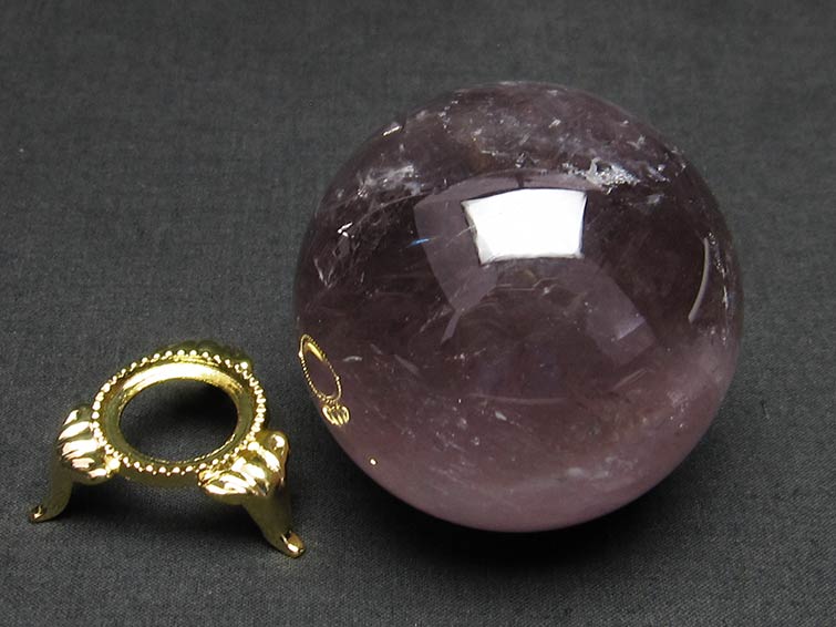 楽天市場】アメジスト 丸玉 スフィア 54mm 台座付属 アメシスト 球体