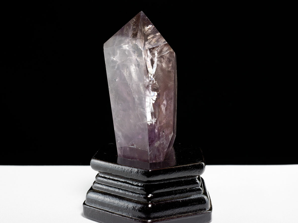 楽天市場】アメジスト 六角柱 アメシスト ポイント 原石 置物 紫水晶
