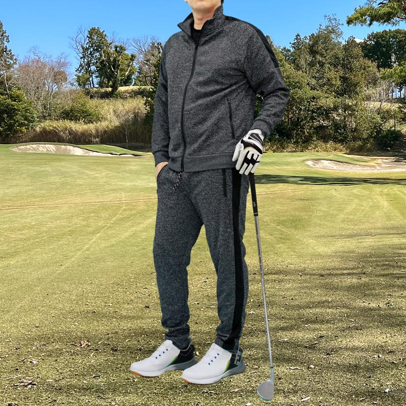 楽天市場】送料無料 ゴルフウェア セットアップ メンズ 上下セット