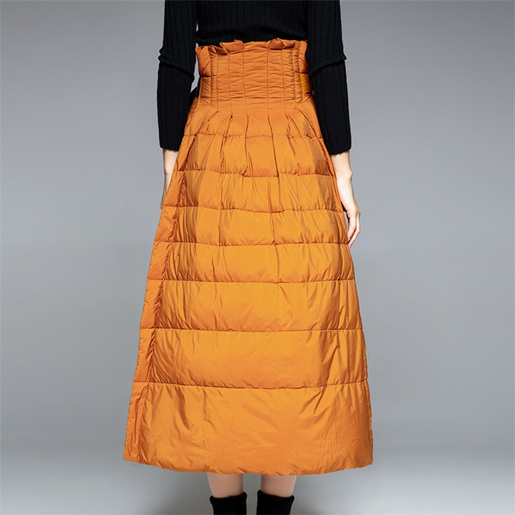 楽天市場】48%OFF! ダウンスカート Aラインロングスカート ハイ