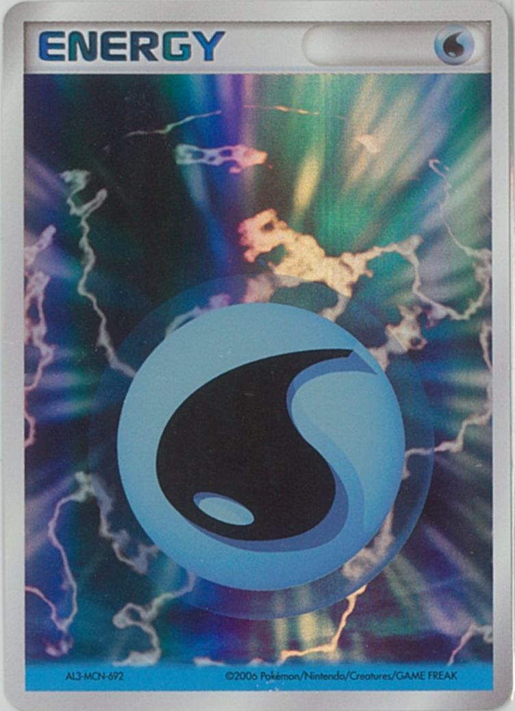 楽天市場】ポケモンカード 基本水エネルギー(ホロン) PCG7 【中古