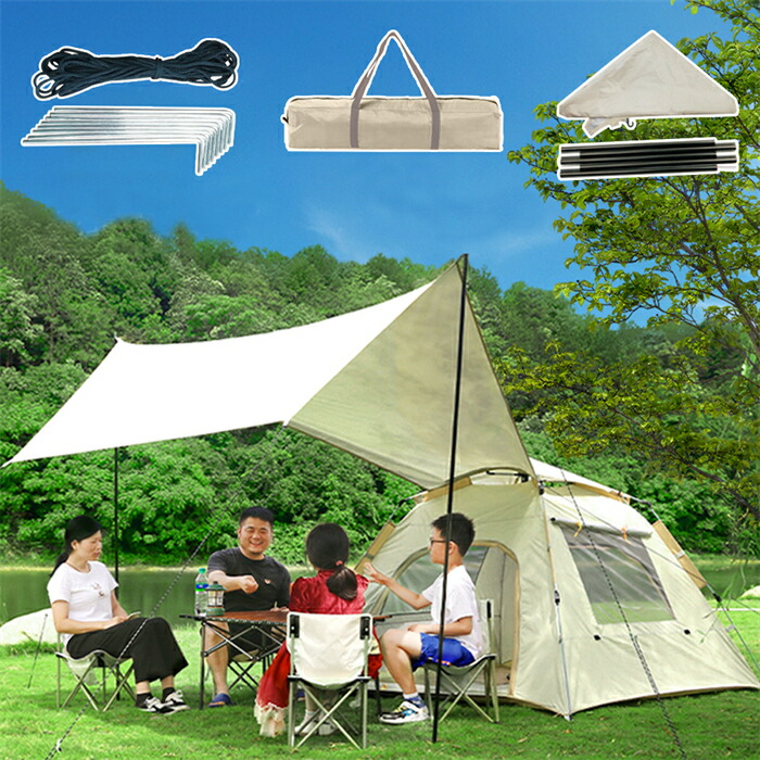 楽天市場】【全店クーポン配布中】タープテント ワンタッチテント