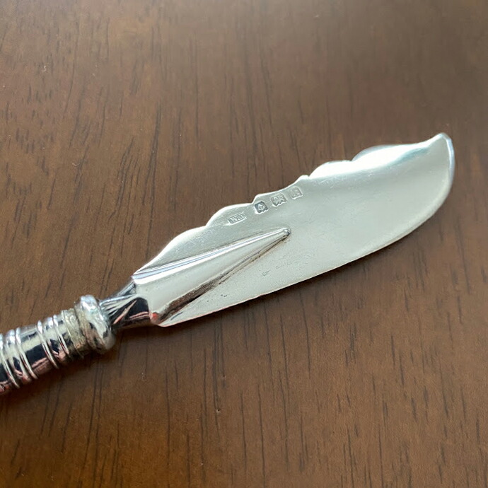 楽天市場】アンティーク カトラリー スターリングシルバー バター