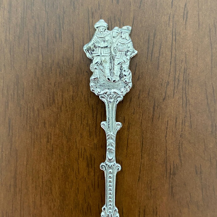 楽天市場】アンティーク スーベニアスプーン シルバープレート