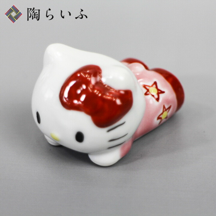 楽天市場】九谷焼 ×ハローキティ テーブルフィギュア（箸置） きらきら