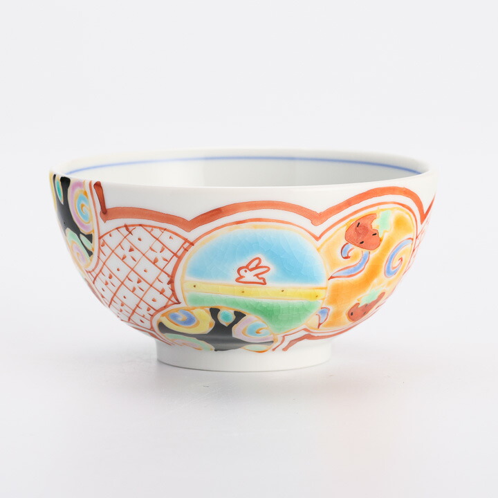 楽天市場】九谷焼 小飯碗 福寿紋/銀舟窯＜和食器 ミニ碗 小さめ茶碗