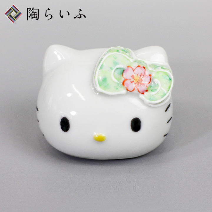 楽天市場】九谷焼 ×ハローキティ テーブルフィギュア（箸置） さくら