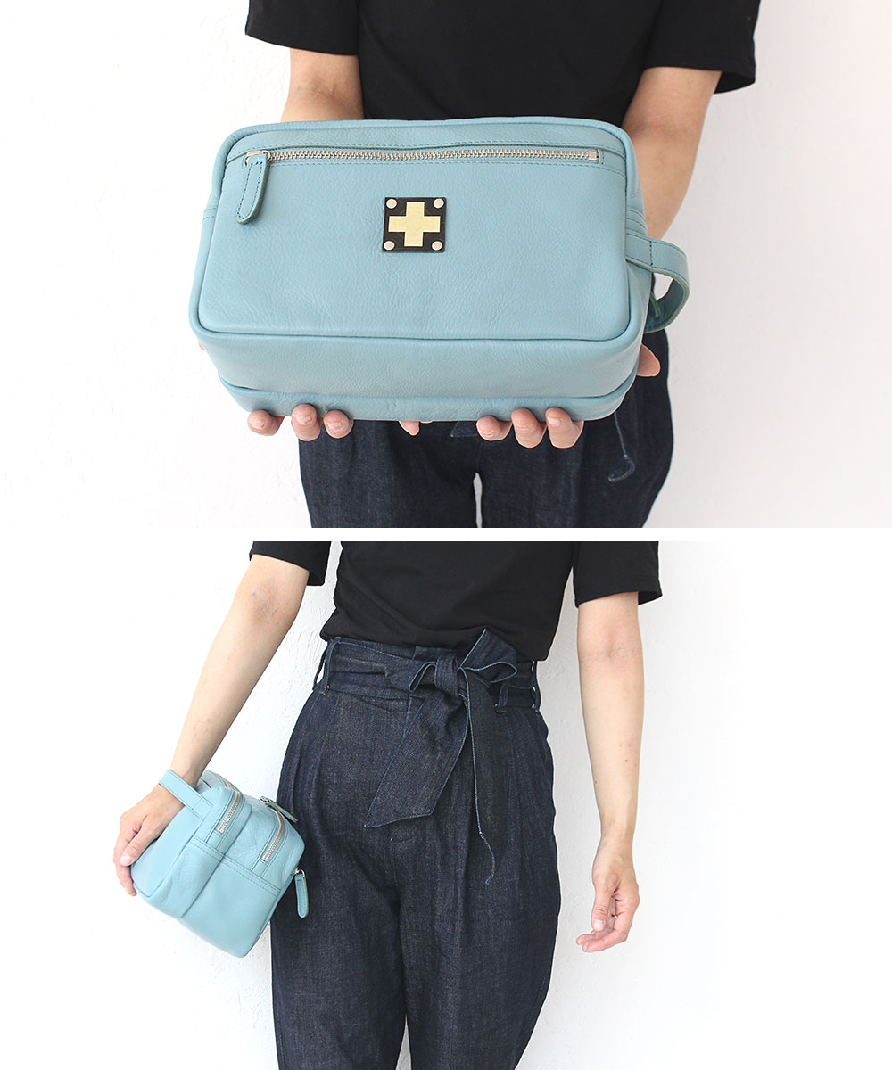 木の庄帆布 未使用 ゴルフ ♯5 ラウンドポーチ 本革バック 楽天市場