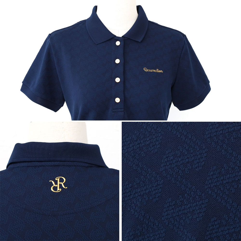 楽天市場】レザレクション RESURRECTION ポロシャツ GMジャガードポロ