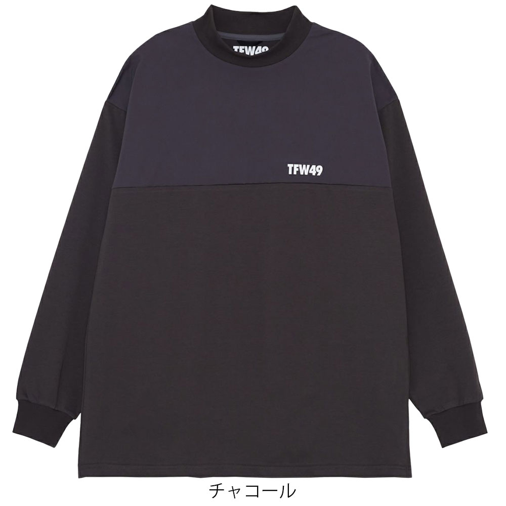 楽天市場】TFW49 MOCKNECK PRINT LONG SLEEVE T モックネック プリント