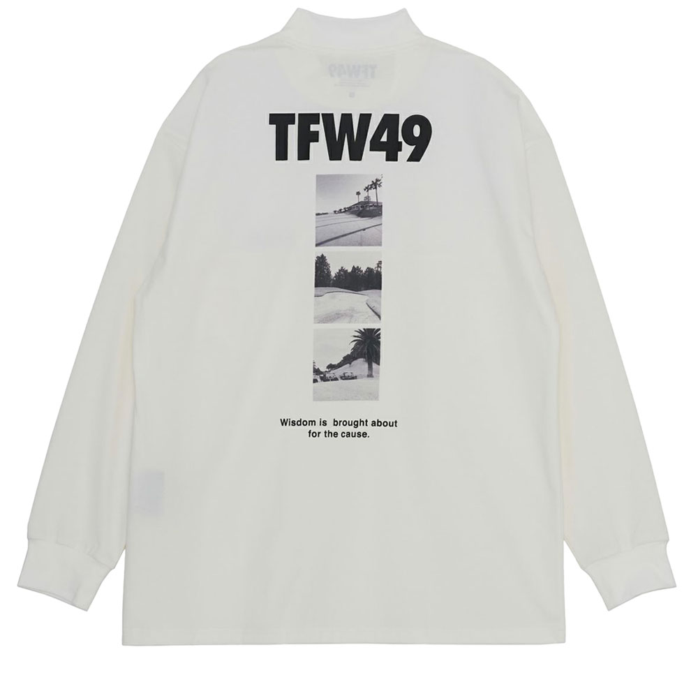 楽天市場】TFW49 MOCKNECK PRINT LONG SLEEVE T モックネック プリント