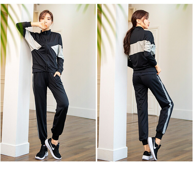 楽天市場】4点セット カジュアル服 レッド ブラック スポーツウェア