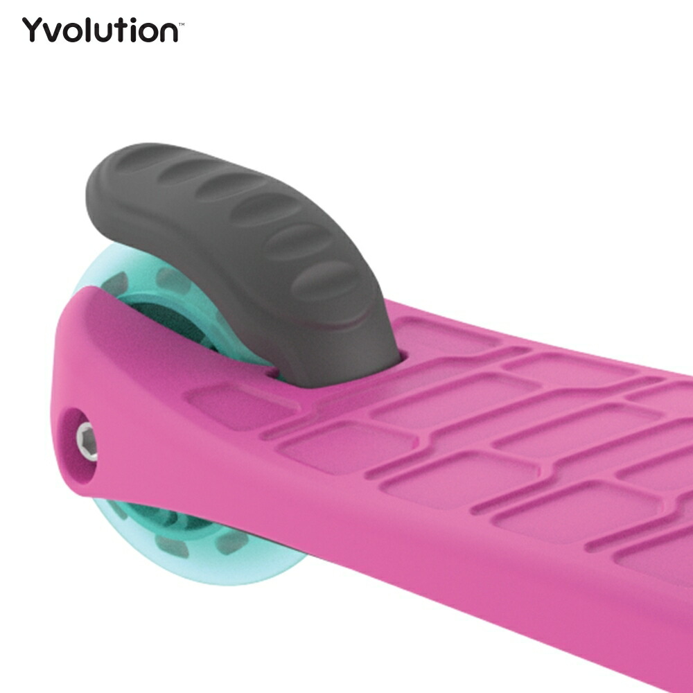 楽天市場】YVOLUTION YGLIDER 3in1 キックスクーター ピンク ハンドル