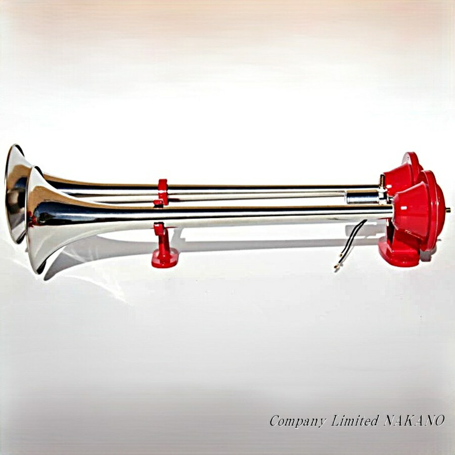 楽天市場】ダブルビックホーン 640mm 24V YPB-640W 低音2連サウンド