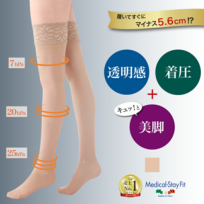 楽天市場】【250万足突破】着圧弾性ストッキング メディカルステイ