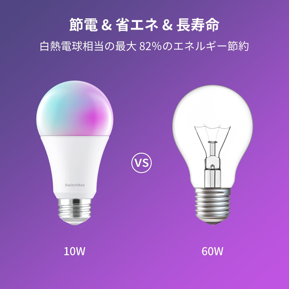 楽天市場】【おとくセット】SwitchBot スマート電球 (2個セット
