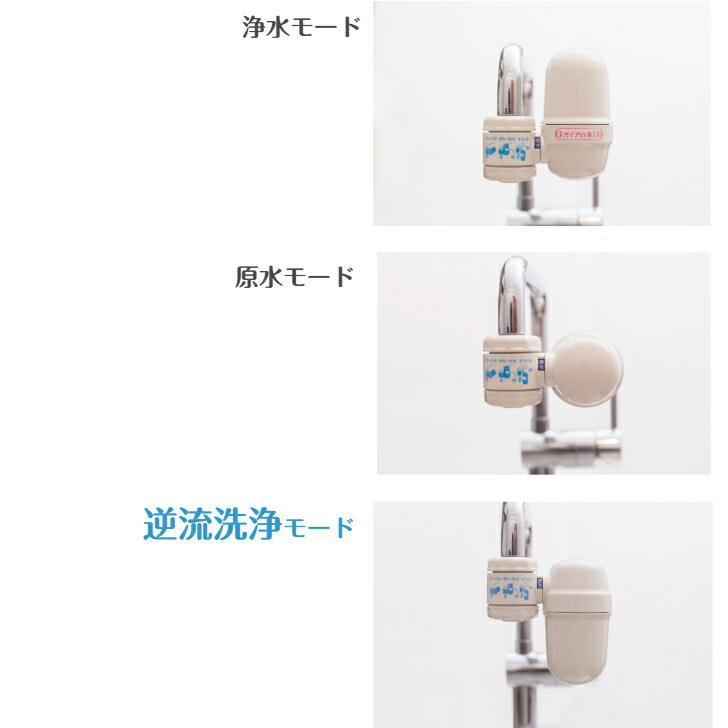 楽天市場】ガイアの水135 蛇口用浄水器 浄水器 蛇口 ガイアの水 専用