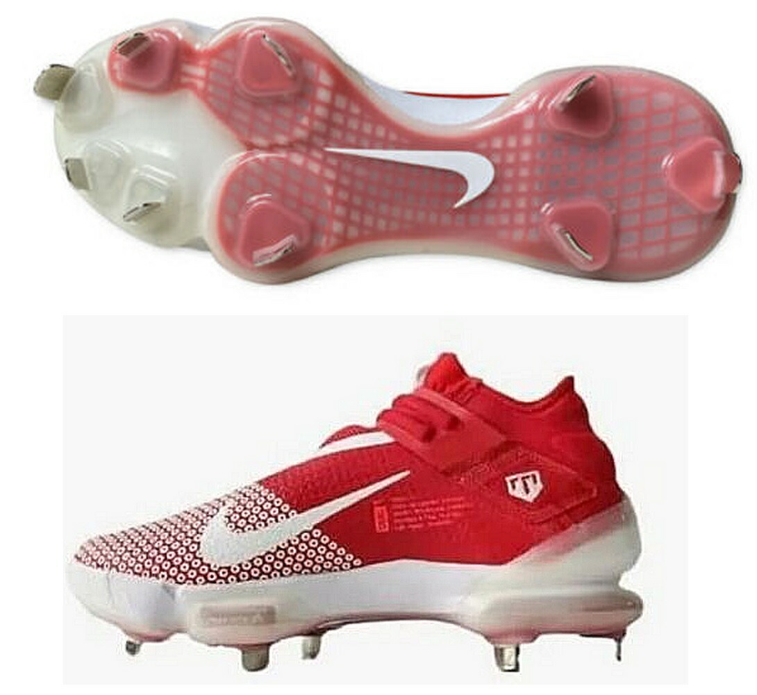 楽天市場】スパイク 野球 ハイカット 金具 黒 軽量 ネイビー マジック