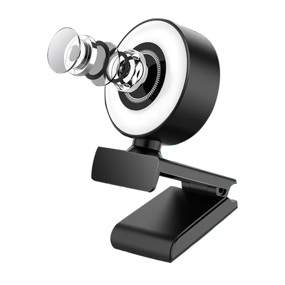 楽天市場】ウェブカメラ リングライト webカメラ LEDライト調光 フル