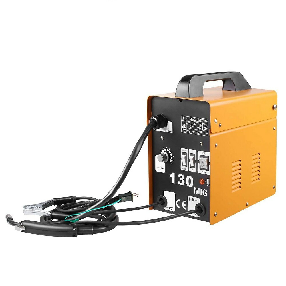 楽天市場】半自動 アーク 溶接機 120A MIG130 ノンガス 単相 100V