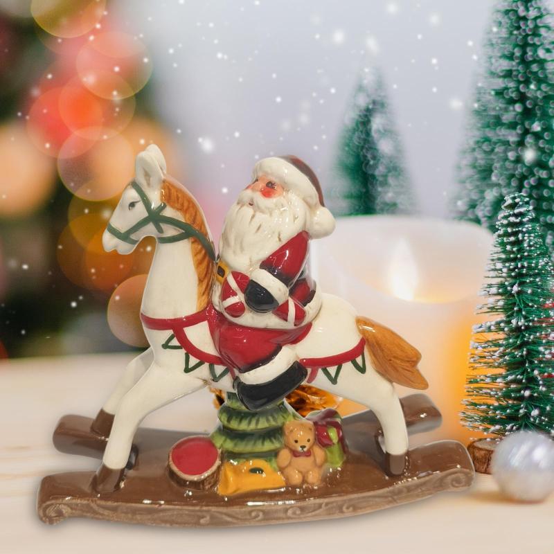 楽天市場】クリスマスデコレーション ロッキングホース オーナメント