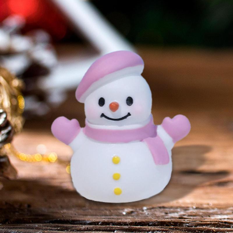 楽天市場】マイクロクリスマス スノーマン像 ミニチュア クリスマス