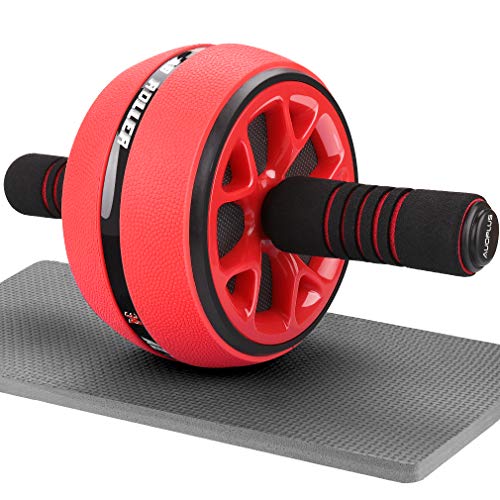 楽天市場】AUOPLUS 腹筋ローラー 膝マット付き 静音 一輪 アブホイール