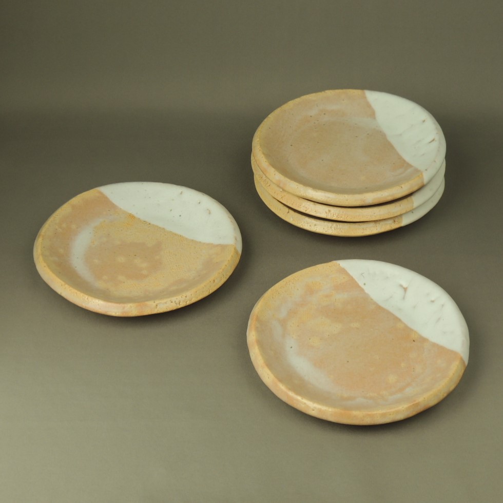 楽天市場】萩焼 銘々皿 五枚組 送料無料 : 萩焼工房 土和窯