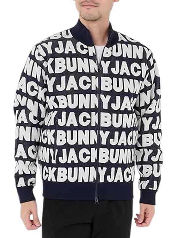 楽天市場】Jack Bunny(ジャックバニー) メンズ ニットブルゾン(ロゴ