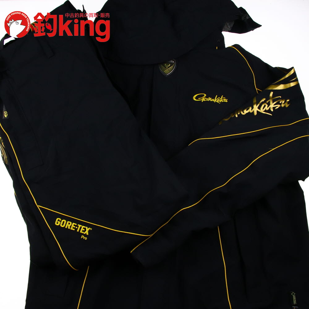 楽天市場】【中古/美品】 がまかつ ゴアテックス レインスーツ GM-3407