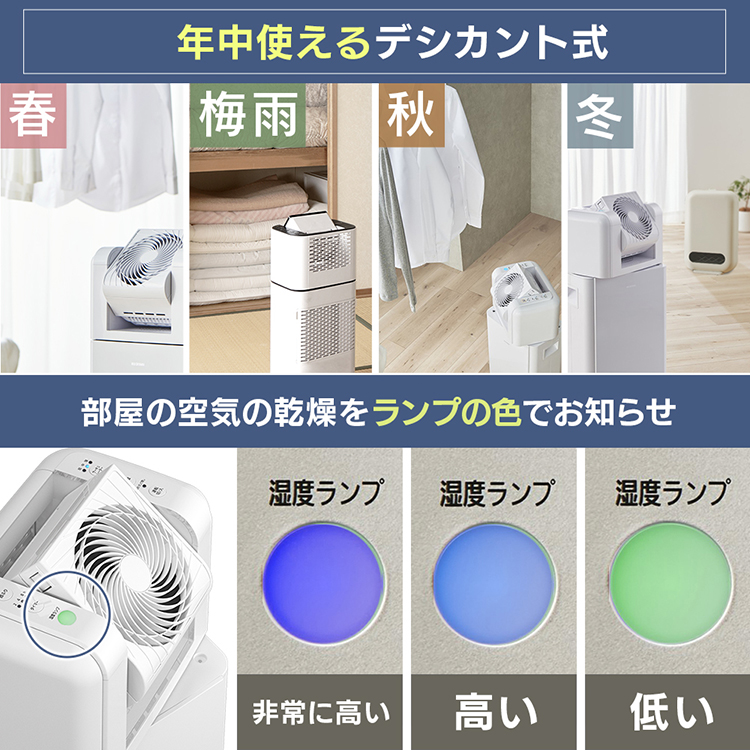 楽天市場】《10%OFF》除湿機 サーキュレーター アイリスオーヤマ 衣類