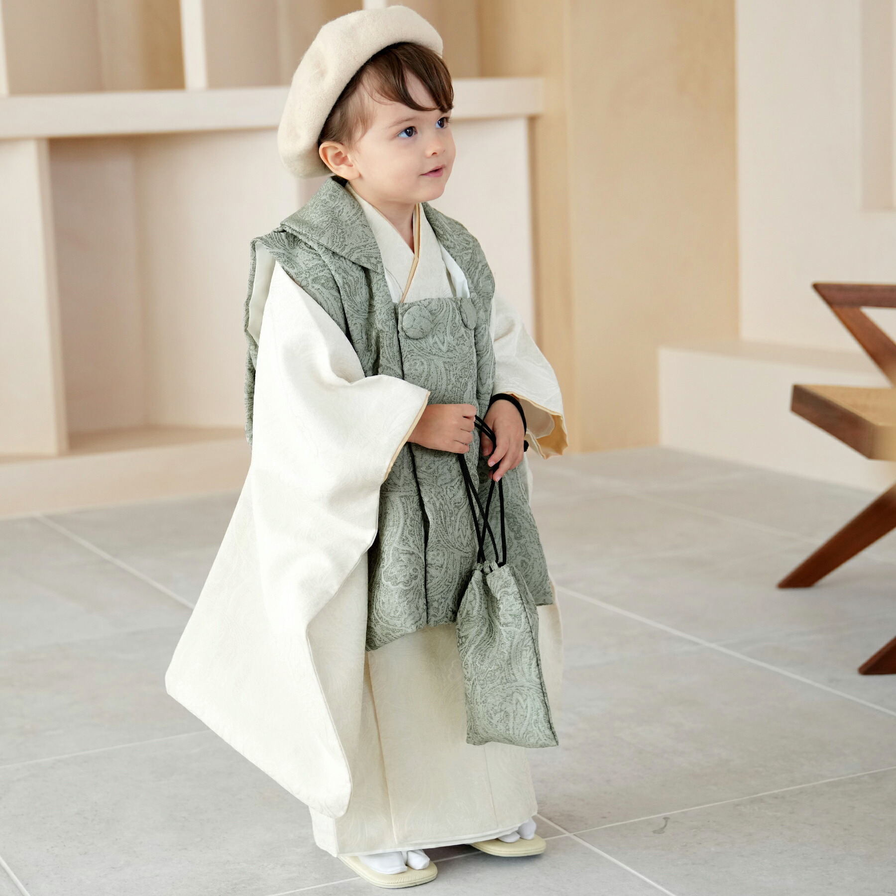 楽天市場】【レンタル】七五三 着物 3歳 男の子utatane セット