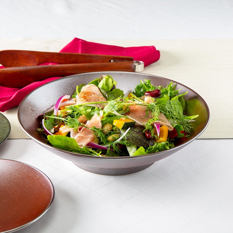 楽天市場】【10%OFF】 クリスタル 24.5cm サービング ボウル ブルー