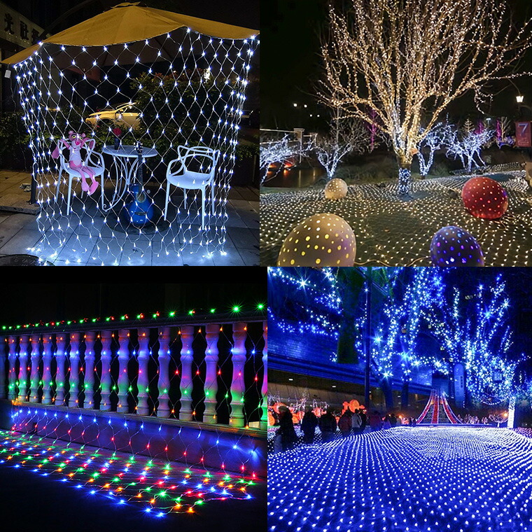 楽天市場】ソーラー イルミネーション LED ネットライト 高輝度 豊富な