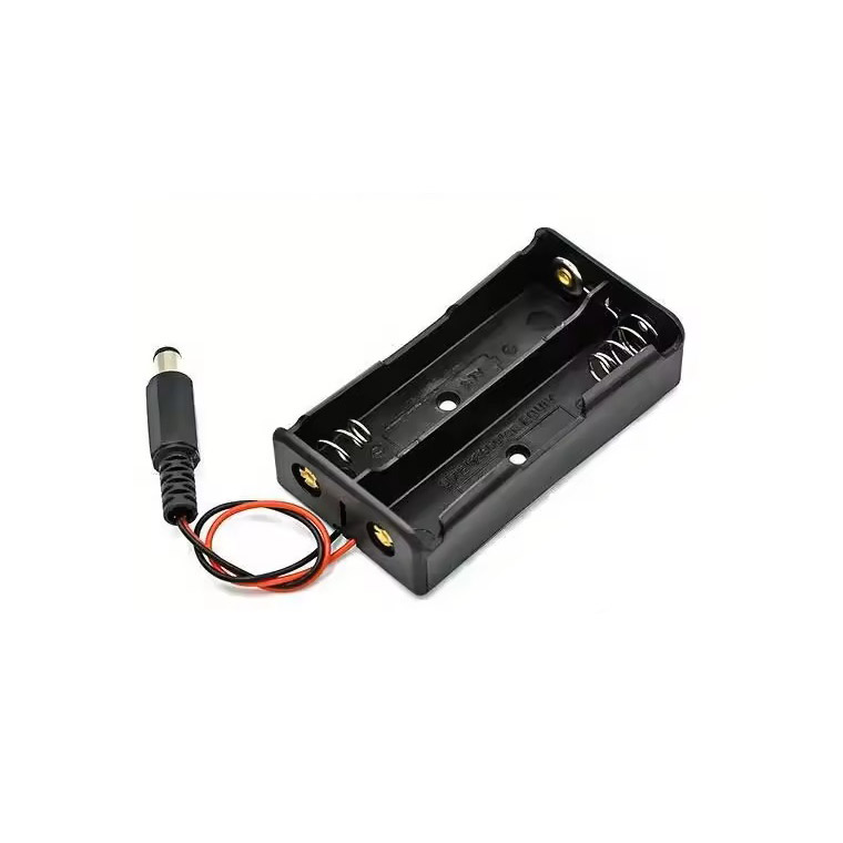 楽天市場】DCプラグ付 18650電池ボックス 直列接続式7.4 V出力 18650×2