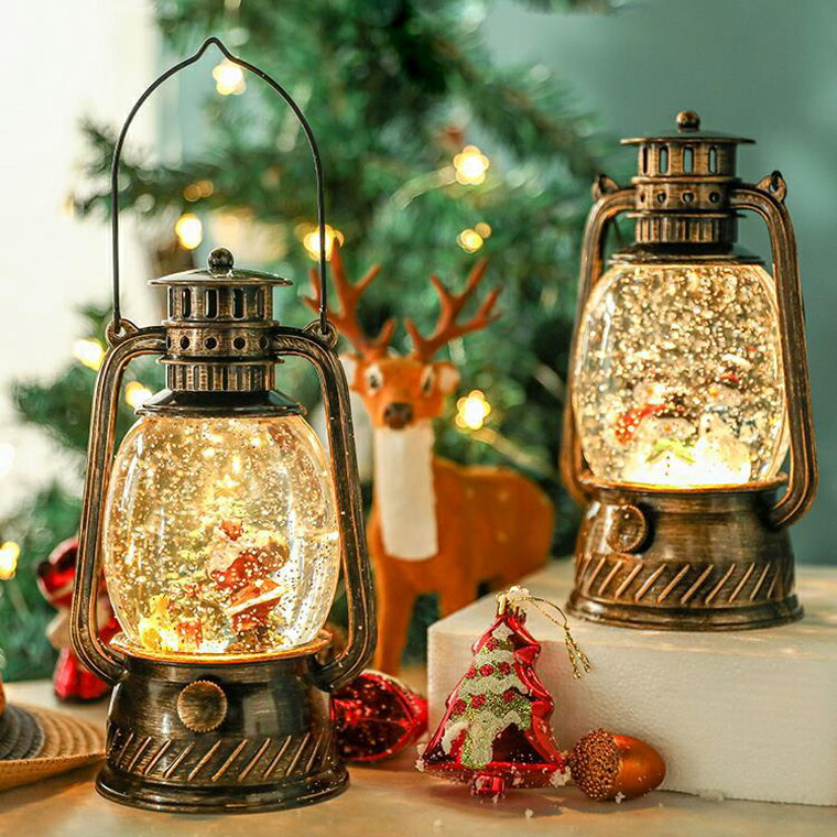 楽天市場】スノードーム クリスマス スノーグローブ スノーオルゴール