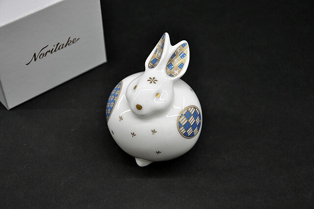 楽天市場】ノリタケ アートコレクション置物「ウサギ」 [小動物